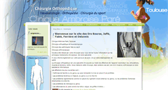 Desktop Screenshot of chirurgie-orthopedique-toulouse.com