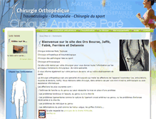 Tablet Screenshot of chirurgie-orthopedique-toulouse.com